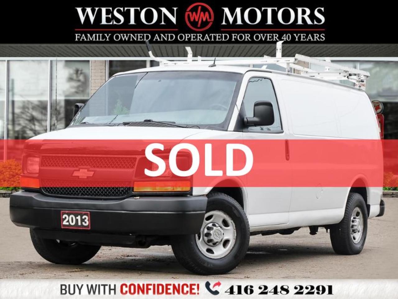 2013 Chevrolet Express 2500 ROOF RACK*SHELVING*REAR WINDOWS