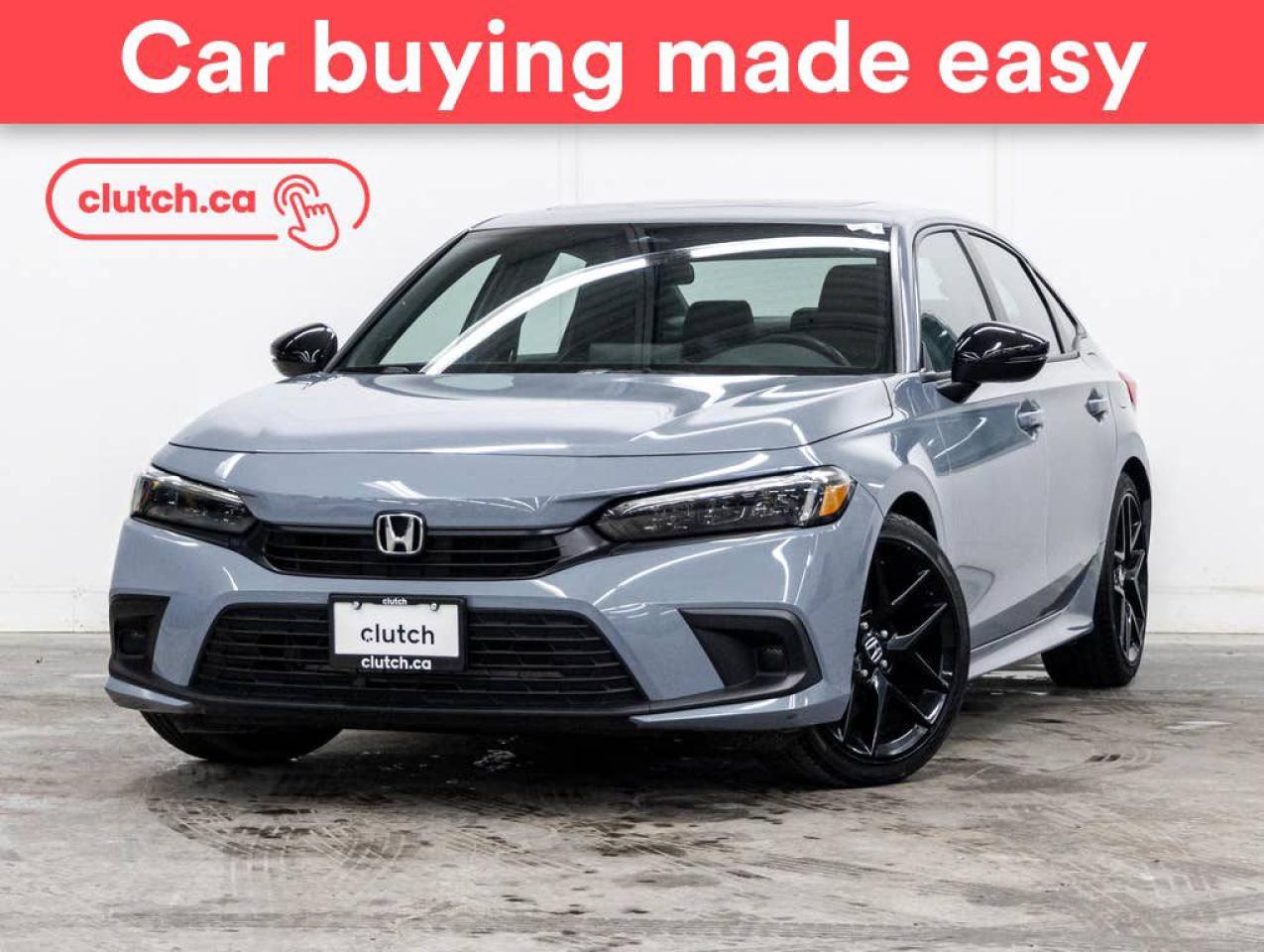 Used 2022 Honda Civic Sport w/ Apple CarPlay & Android Auto, Rearview Cam, Dual Zone A/C for sale in Toronto, ON