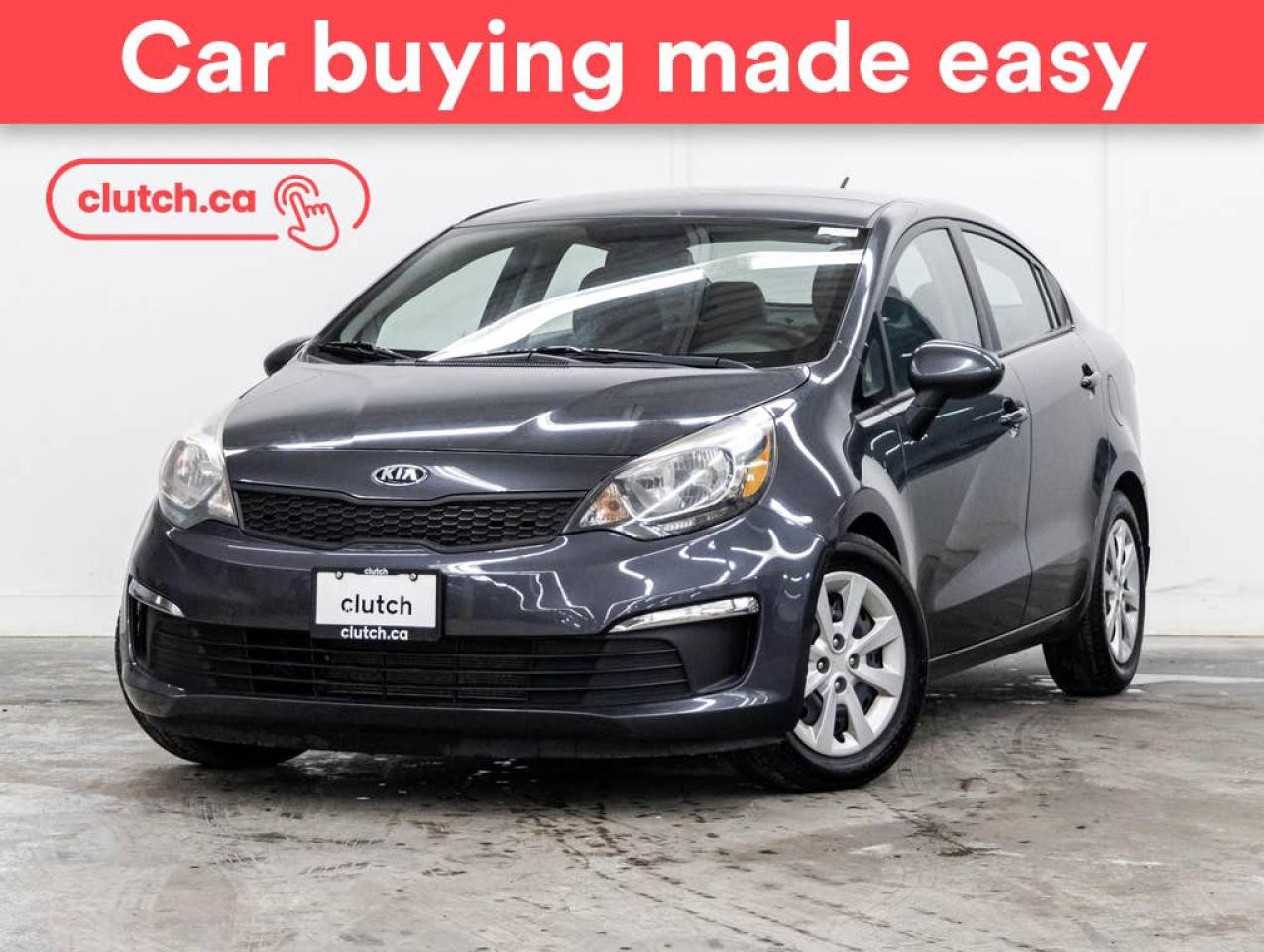 Used 2017 Kia Rio LX w/Plus Pkg w/Cruise Control, Bluetooth, Heated Front Seats for sale in Toronto, ON