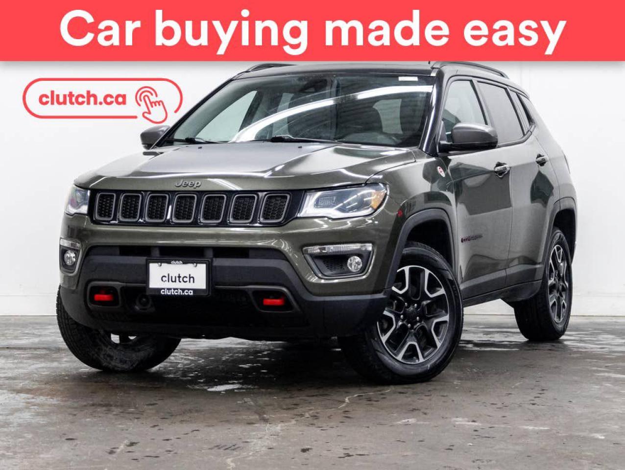 Used 2020 Jeep Compass Trailhawk 4x4 w/Apple CarPlay & Android Auto, Heated Front Seats, Backup Cam for sale in Toronto, ON