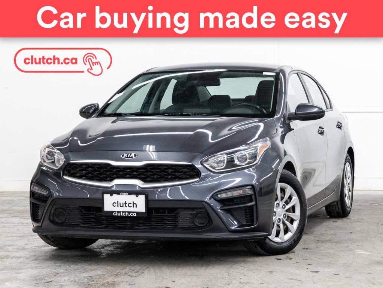 Used 2020 Kia Forte LX w/Apple CarPlay & Android Auto, Heated Front Seats, Backup Cam for sale in Toronto, ON