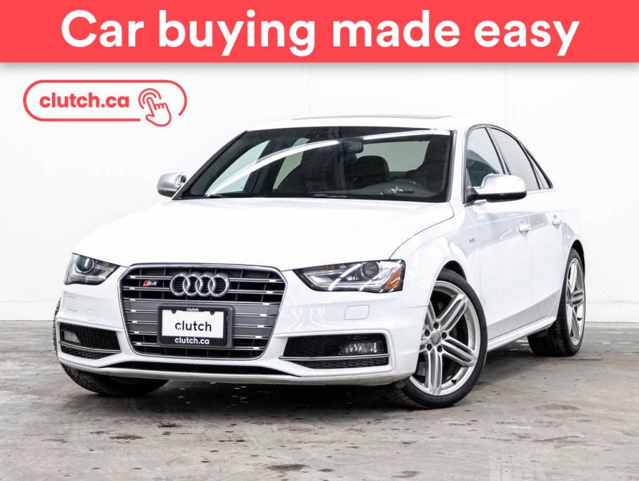 Used 2015 Audi S4 Technik AWD w/ Front Heated Seats, Rearview Cam, Nav for sale in Toronto, ON