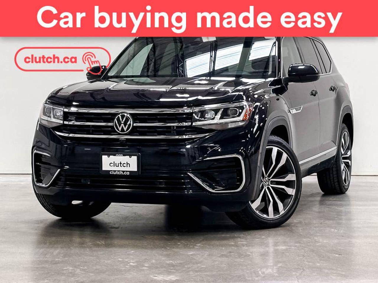 Used 2021 Volkswagen Atlas Execline AWD w/ R-Line Pkg. w/ Apple CarPlay, Heated Front Seats, Rearview Cam for sale in Toronto, ON