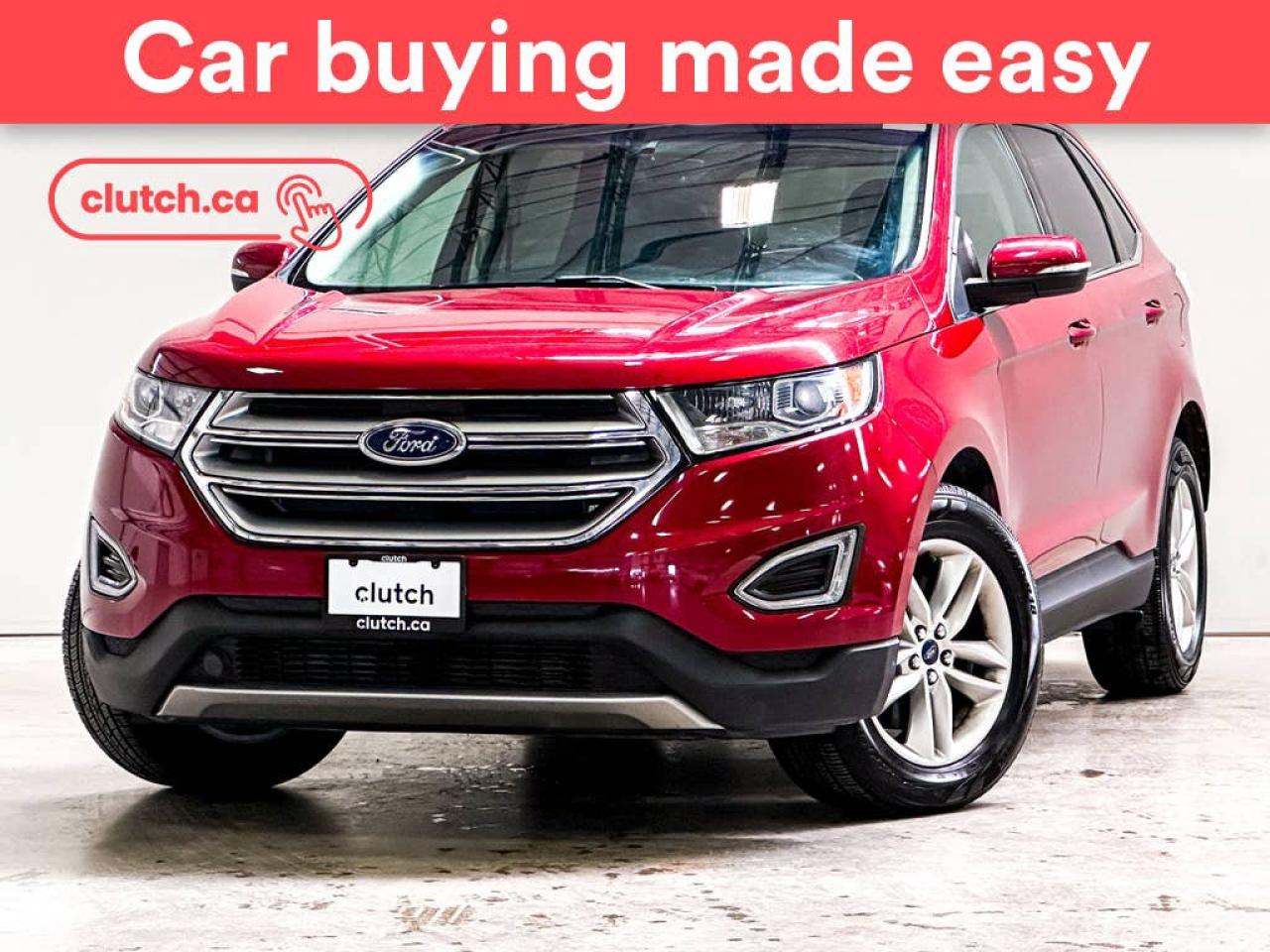 Used 2017 Ford Edge SEL AWD w/ Apple CarPlay, Heated Front Seats, Rearview Cam for sale in Toronto, ON