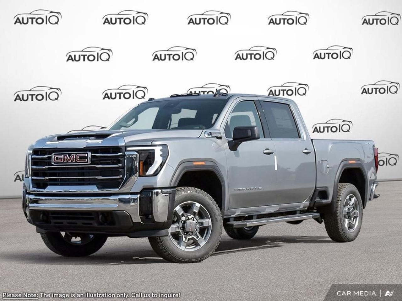 New 2025 GMC Sierra 2500 HD Preferred Equipment Group 3SA|REAR WHEEL LINERS|REAR AXLE, 3.73 RATIO|GVWR: 4,921 KG (10,850 LB)|6.6L V8 DI, VVT ENG|ALLISON 10-SPD  TRANS.|SLE VALUE PKG|LT275/65R-20 ALL-TERRAIN TIRES|20 BRIGHT FACE for sale in Tillsonburg, ON