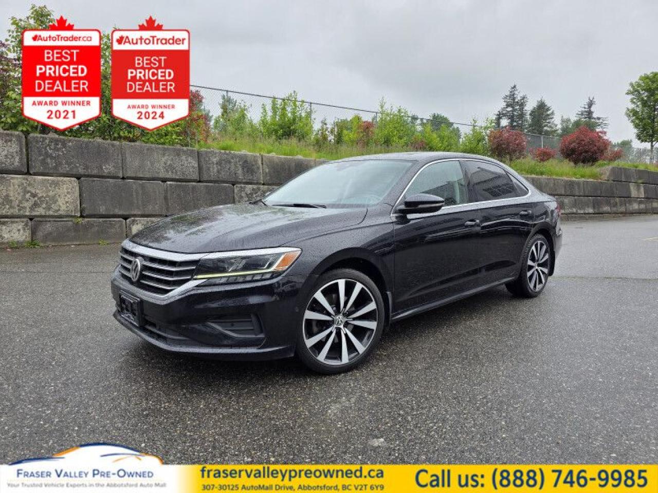Used 2020 Volkswagen Passat Highline  - Android Auto - $110.68 /Wk for sale in Abbotsford, BC