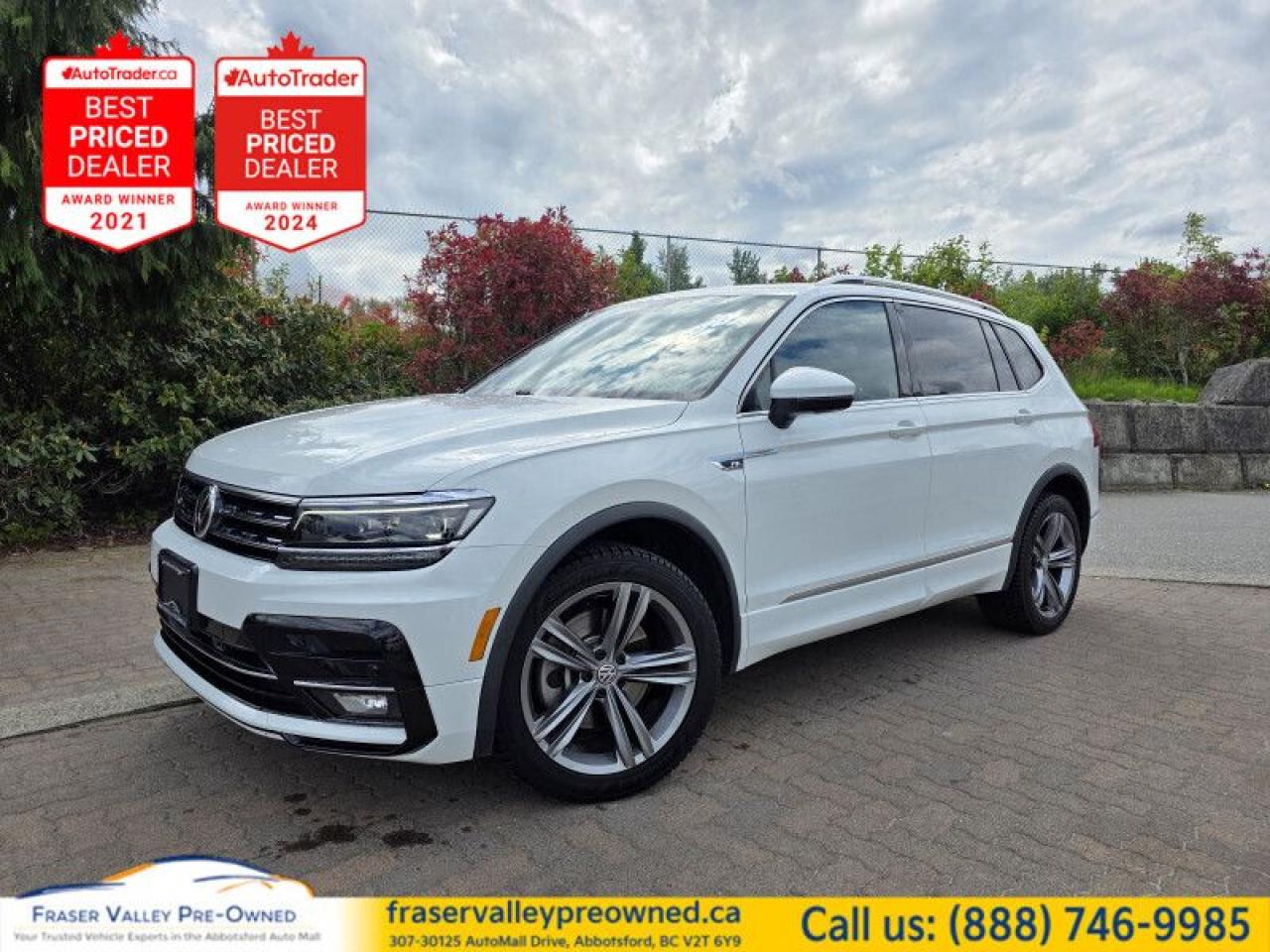 Used 2019 Volkswagen Tiguan Highline 4MOTION  - $127.25 /Wk for sale in Abbotsford, BC