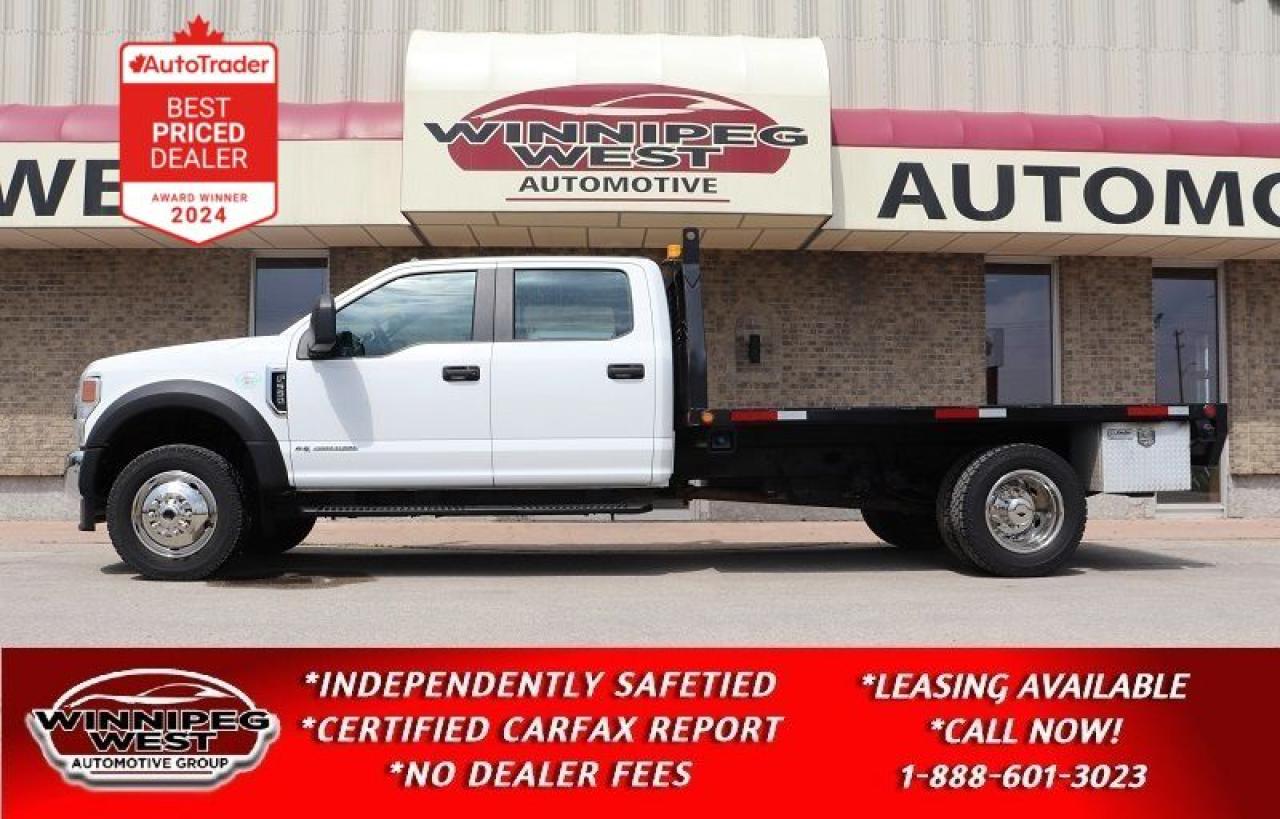 Used 2021 Ford F-550 CREW DUALLY 6.7L DIESEL 4X4, 12FT DECK, LOW KMS!! for sale in Headingley, MB