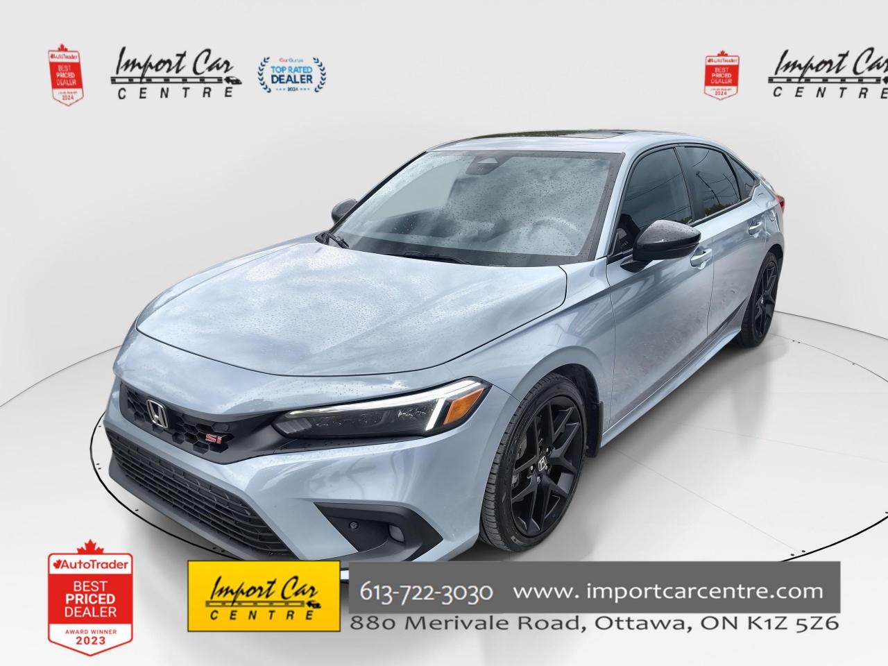 Used 2024 Honda Civic Si, 6 SPEED, for sale in Ottawa, ON