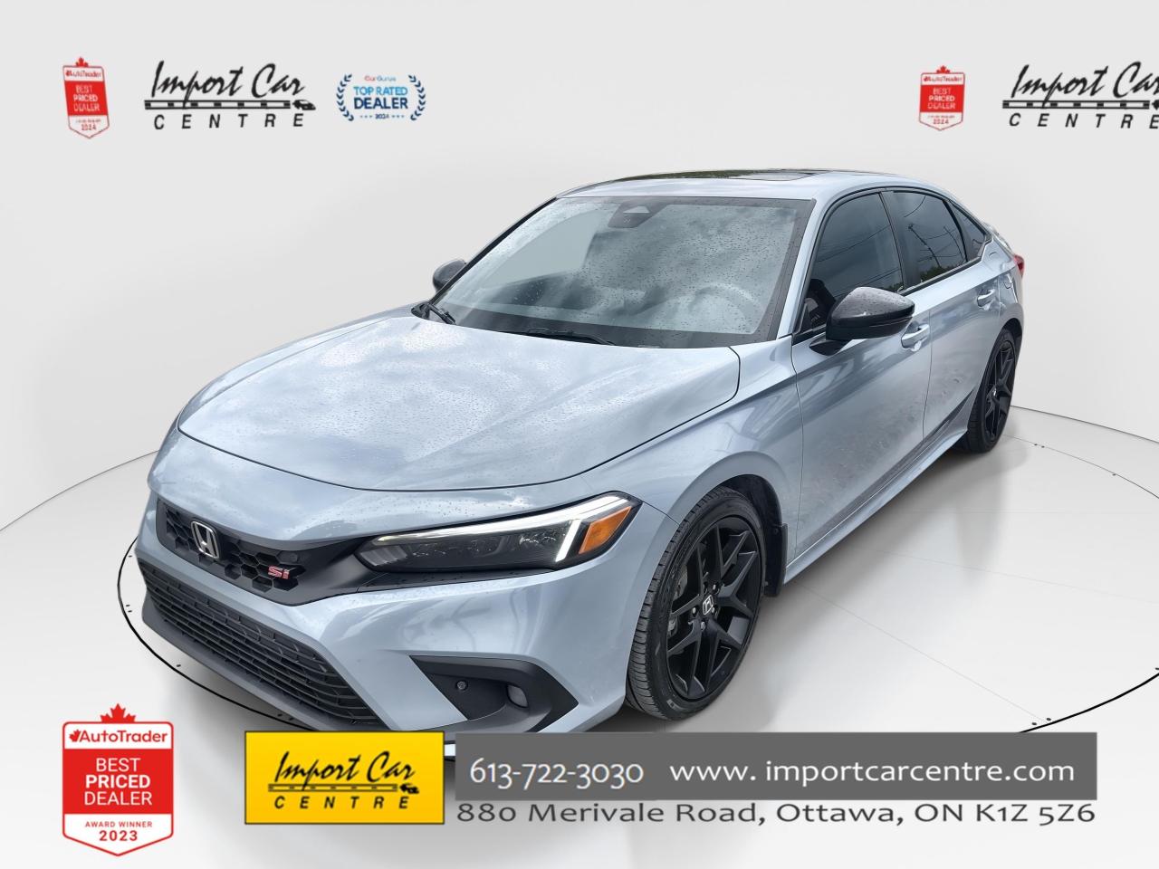 Used 2024 Honda Civic Si, 6 SPEED, BOSE SOUND, LANE DEPARTURE, HTD. SEAT for sale in Ottawa, ON