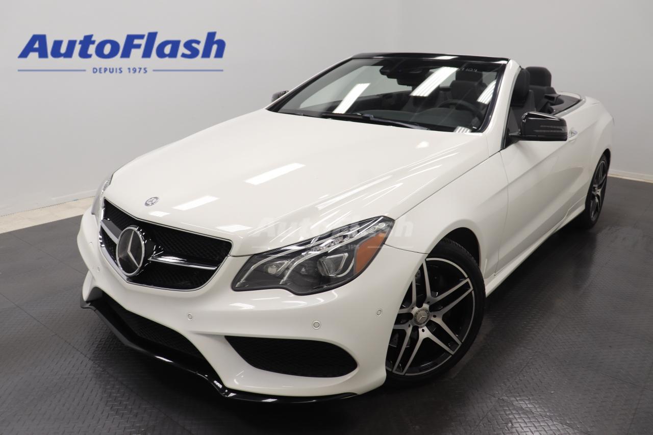 Used 2017 Mercedes-Benz E-Class E 400, DECAPOTABLE, HARMAN/KARDON, SIEGES CHAUFF for sale in Saint-Hubert, QC