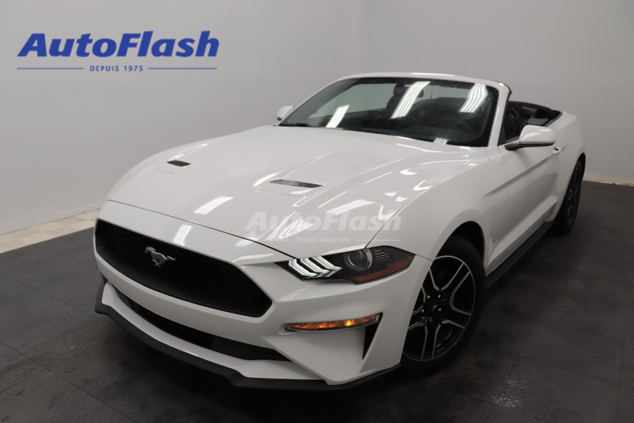 Used 2020 Ford Mustang ECOBOOST, DECAPOTABLE, CAMERA, CARPLAY for sale in Saint-Hubert, QC