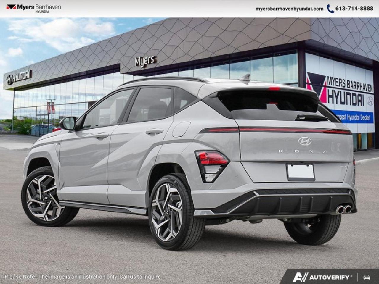 2025 Hyundai KONA N Line AWD  - Sunroof - $265 B/W Photo3