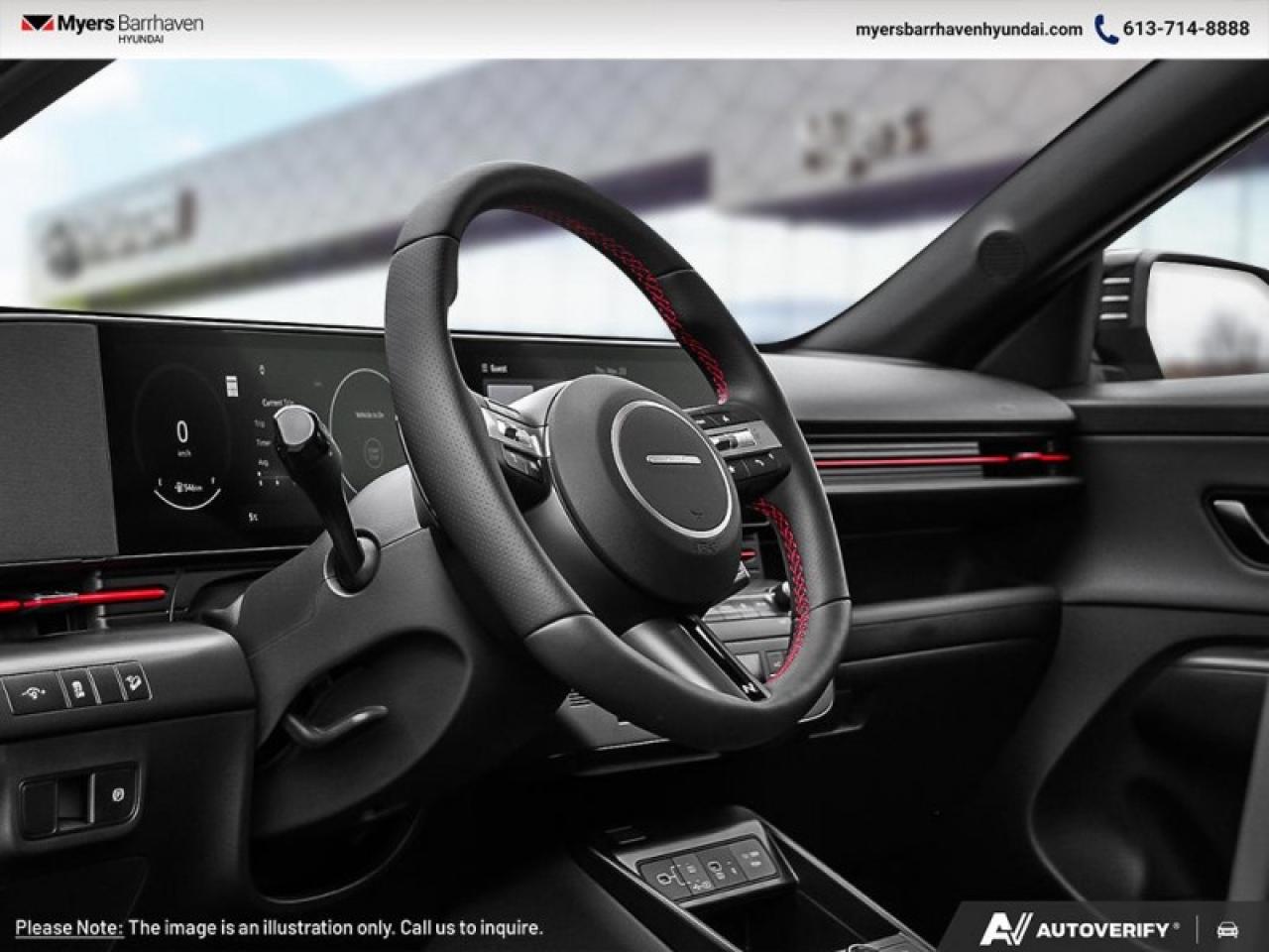 2025 Hyundai KONA N Line AWD  - Sunroof - $265 B/W Photo