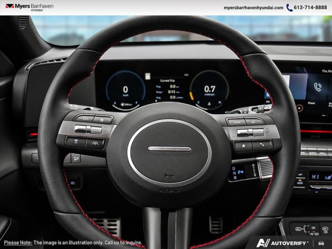 2025 Hyundai KONA N Line AWD  - Sunroof - $265 B/W Photo