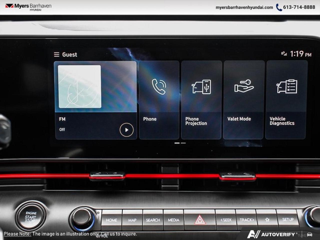 2025 Hyundai KONA N Line AWD  - Sunroof - $265 B/W Photo