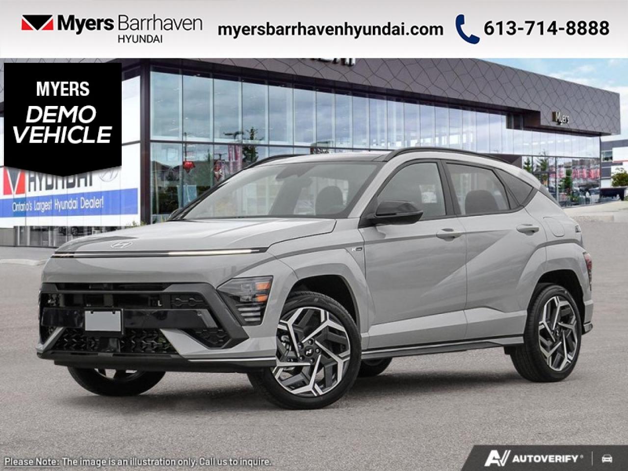 2025 Hyundai KONA N Line AWD  - Sunroof - $265 B/W Photo0