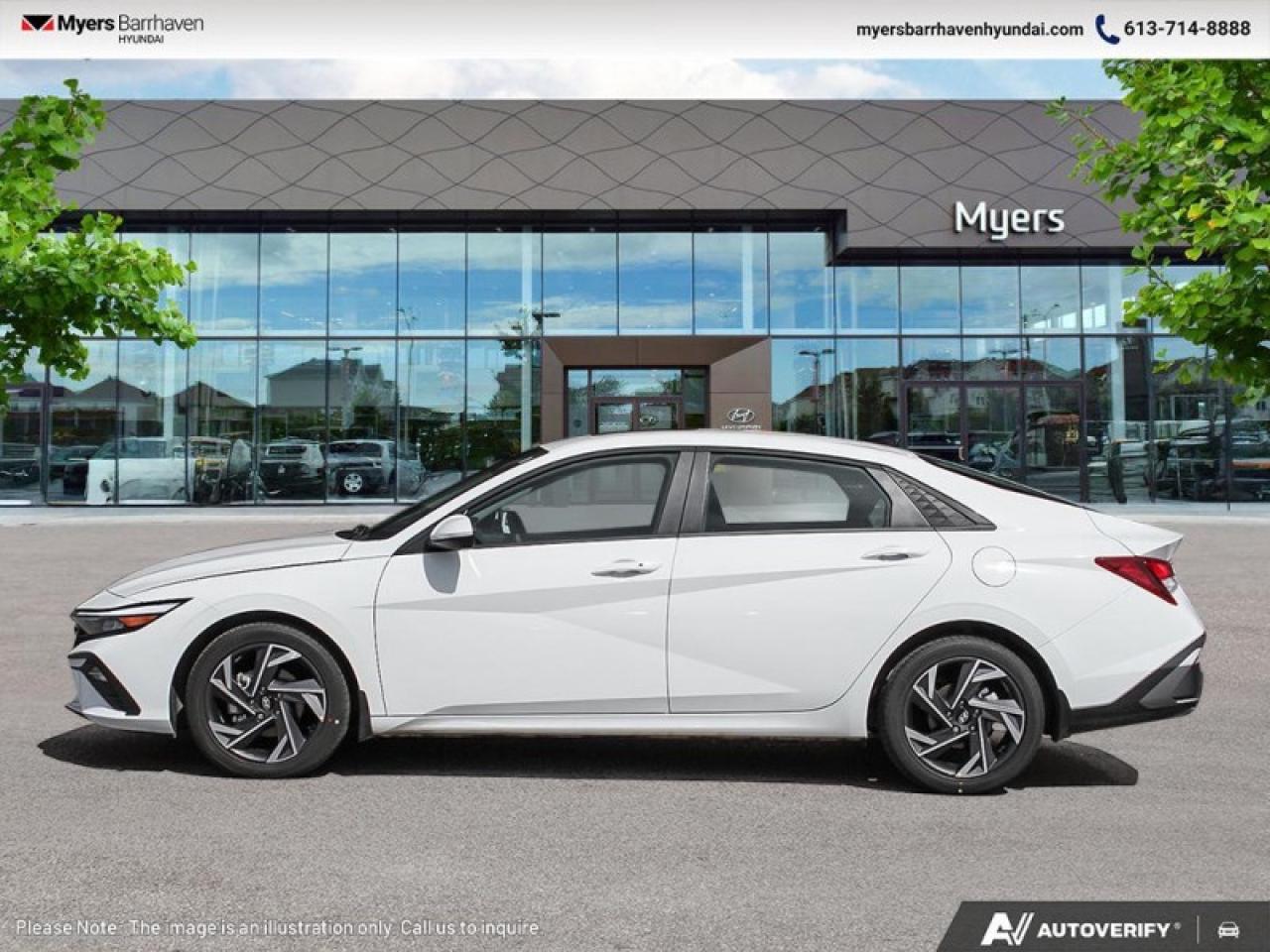 2025 Hyundai Elantra Preferred IVT w/Tech Pkg  - $225 B/W Photo2