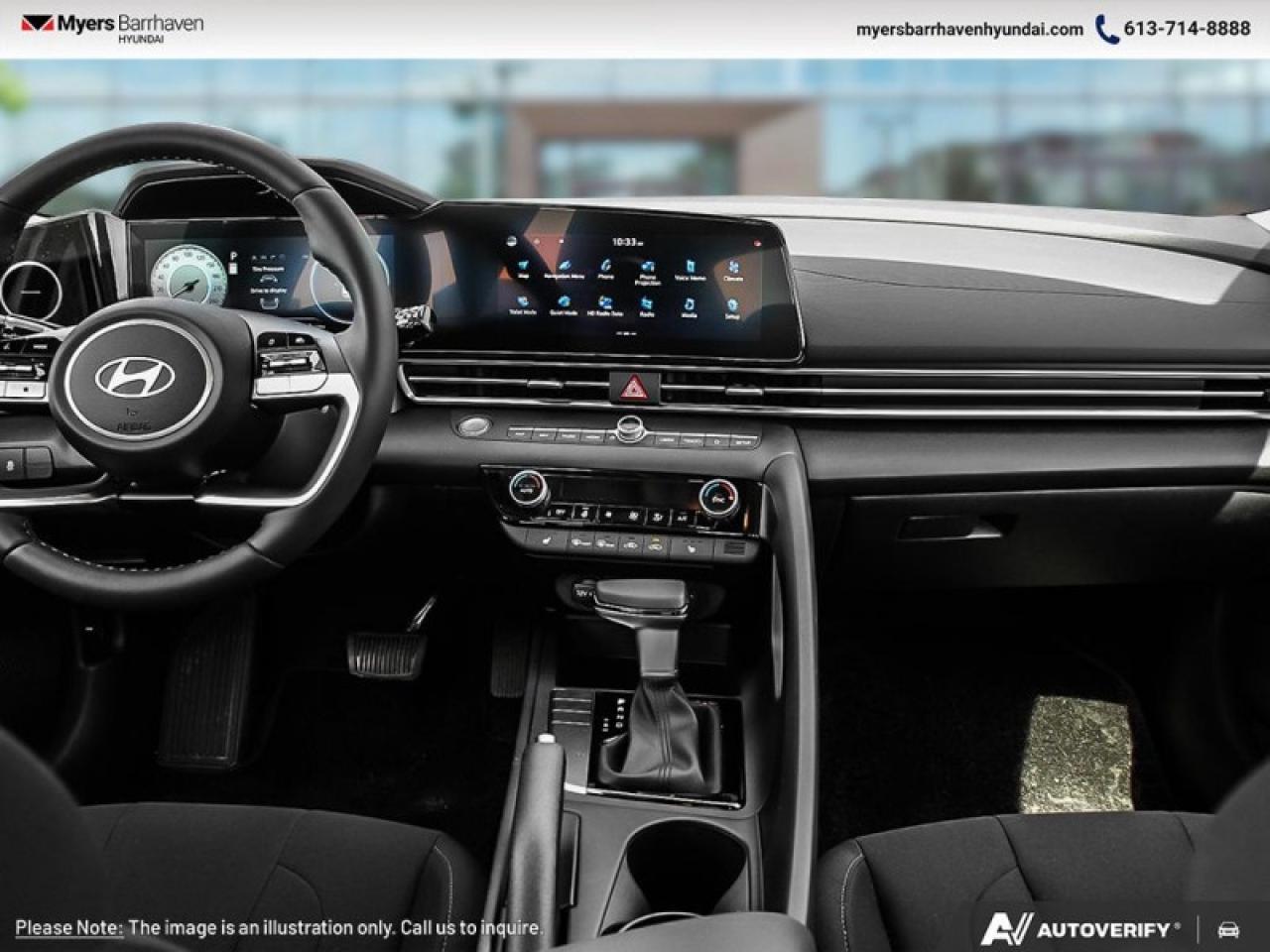 2025 Hyundai Elantra Preferred IVT w/Tech Pkg  - $225 B/W Photo