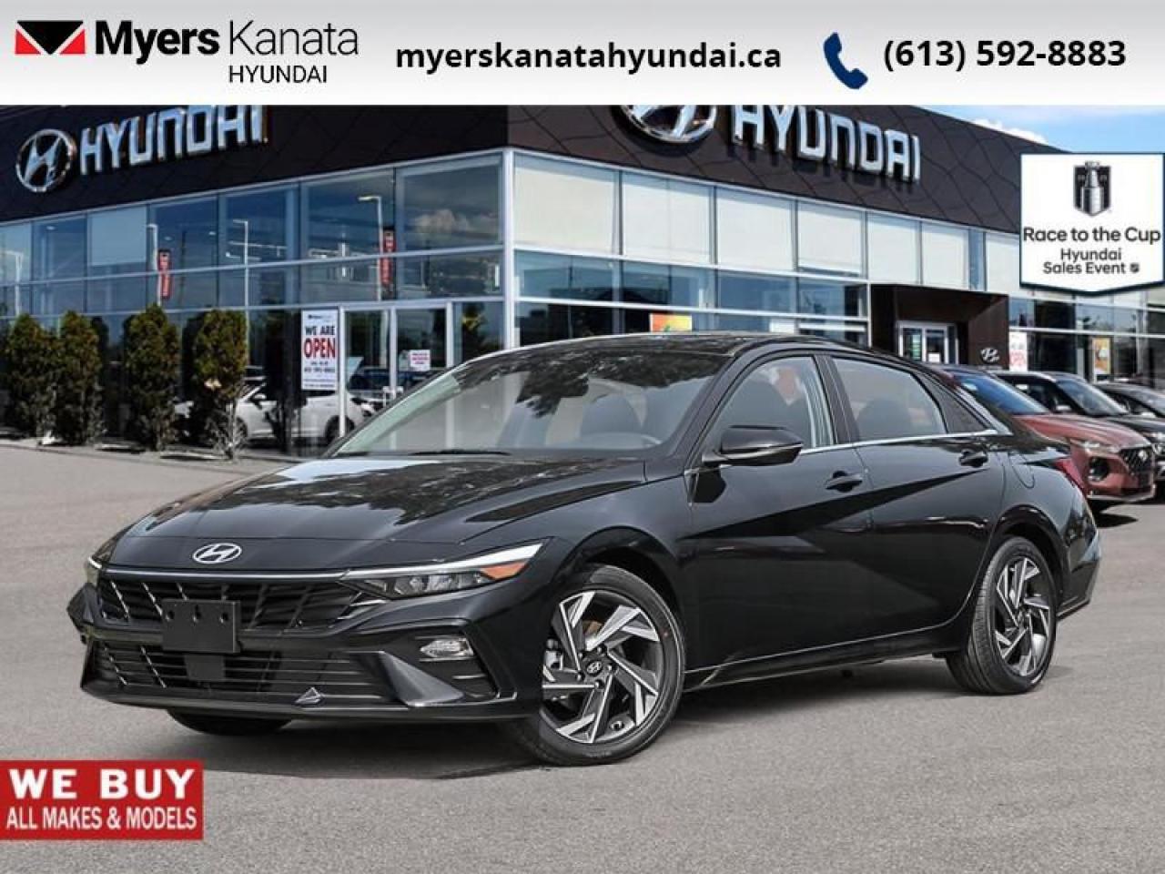 New 2025 Hyundai Elantra Luxury IVT  - Premium Audio - $111.56 /Wk for sale in Kanata, ON