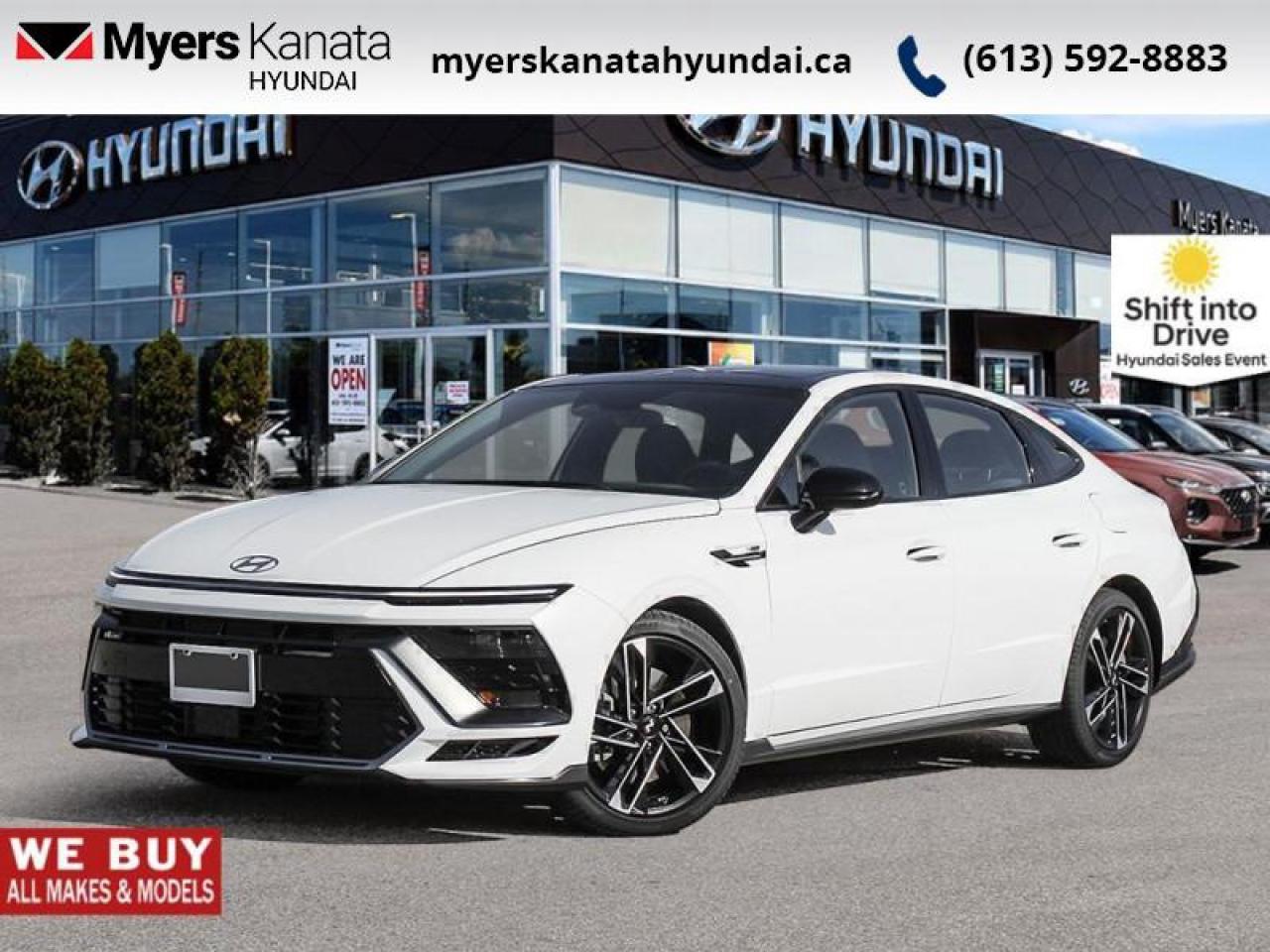 New 2025 Hyundai Sonata N-Line Ultimate AWD  -  Premium Audio - $144.41 /Wk for sale in Kanata, ON