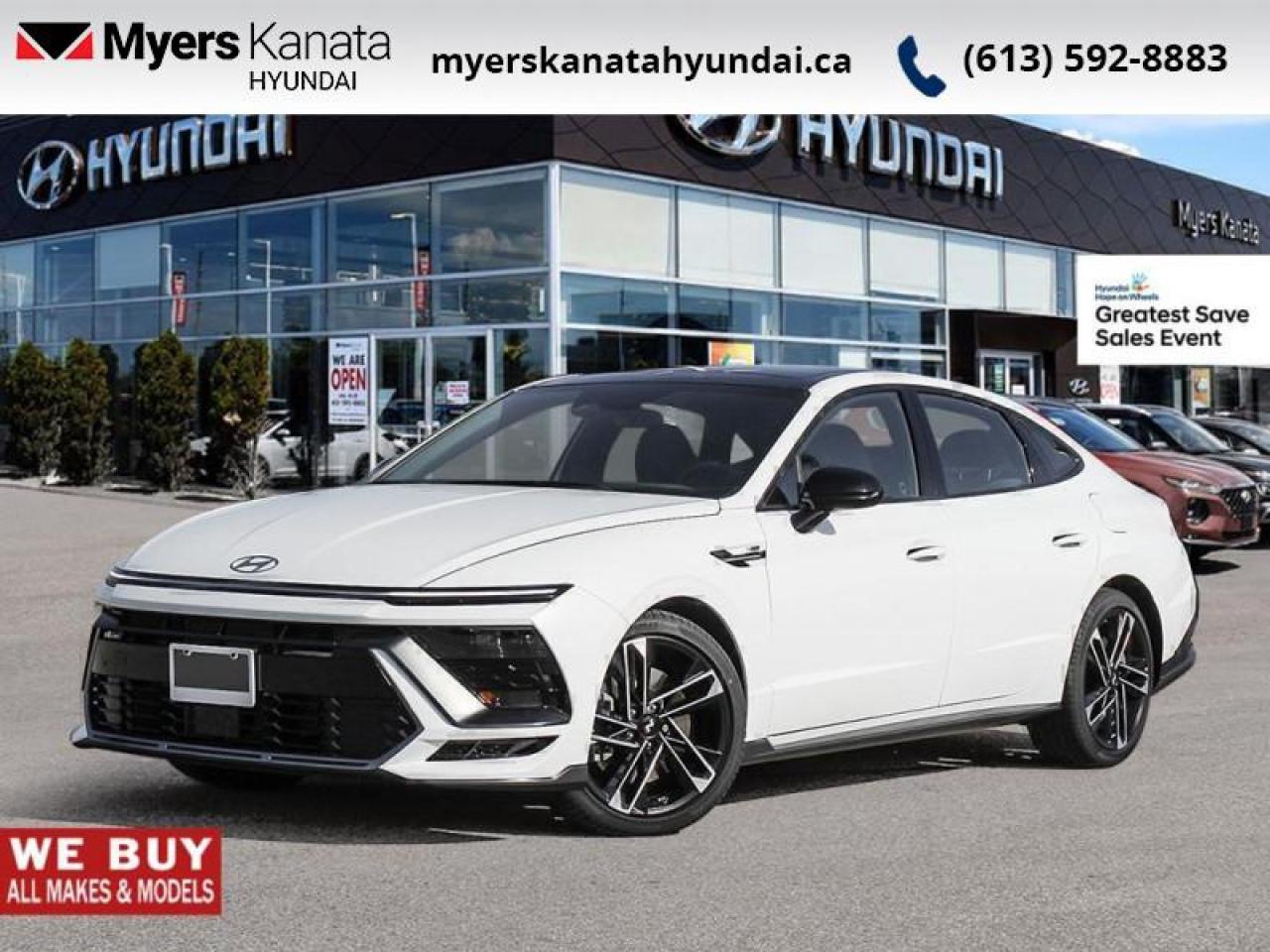 New 2025 Hyundai Sonata N-Line Ultimate AWD  -  Premium Audio - $144.41 /Wk for sale in Kanata, ON
