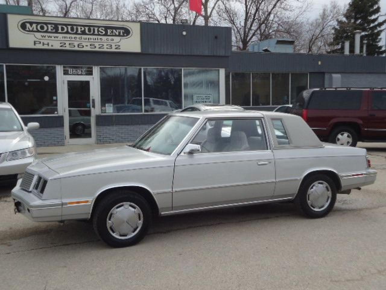 Used 1984 Plymouth Caravelle HERE IS A RARE LITTLE TIME CAPSULE!!  SUPER CLEAN OR A 1984!!! for sale in Winnipeg, MB