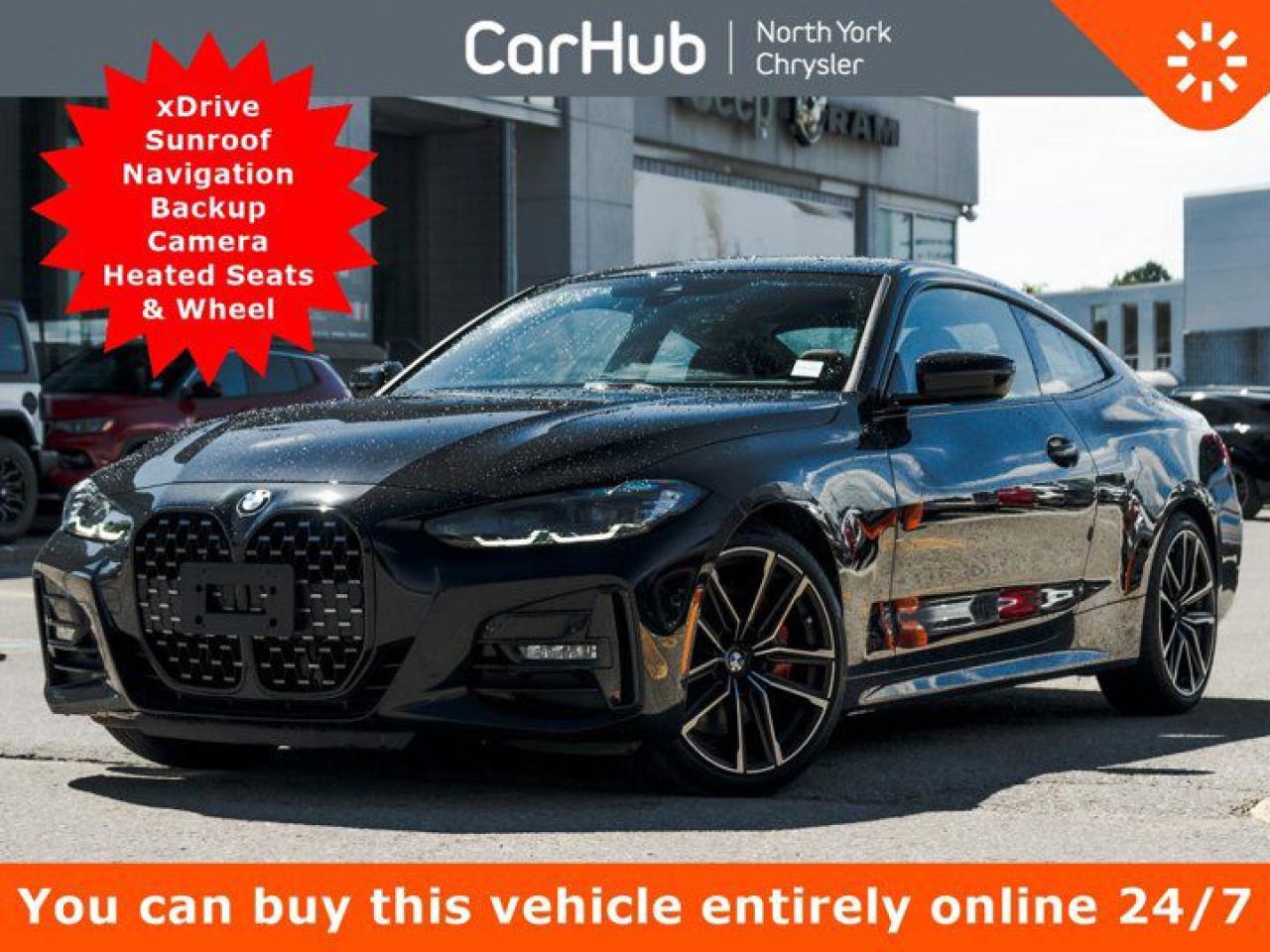 Used 2024 BMW 4 Series 430i xDrive Sunroof Navi Backup Cam Heated Seats & Wheel for sale in Thornhill, ON