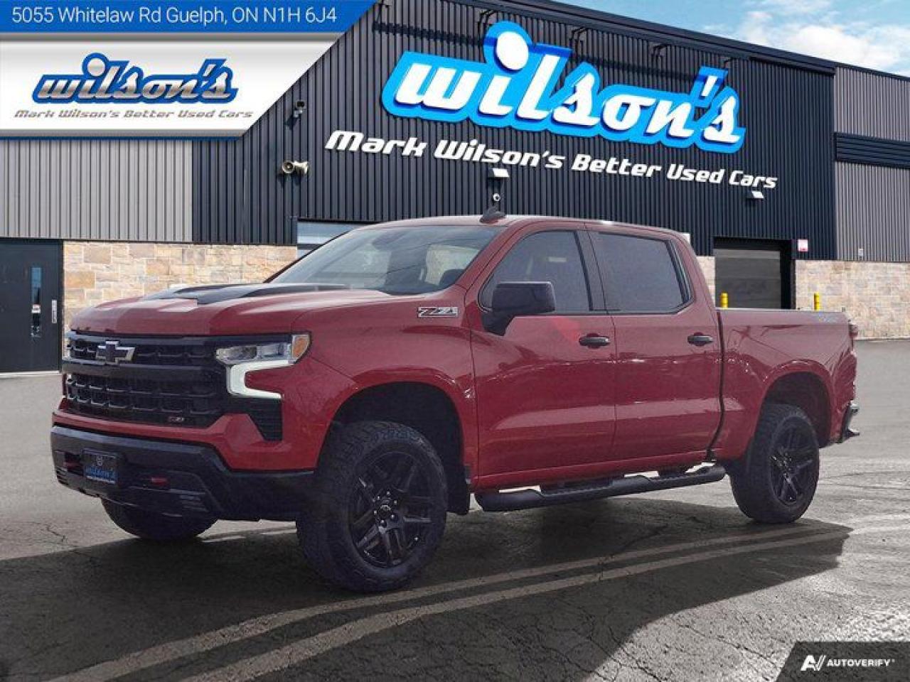 Used 2022 Chevrolet Silverado 1500 LT Trail Boss Crew 4X4 | 5.3L | Heated Bucket Seats | Trailer Brake Controller | Heated Wheel for sale in Guelph, ON
