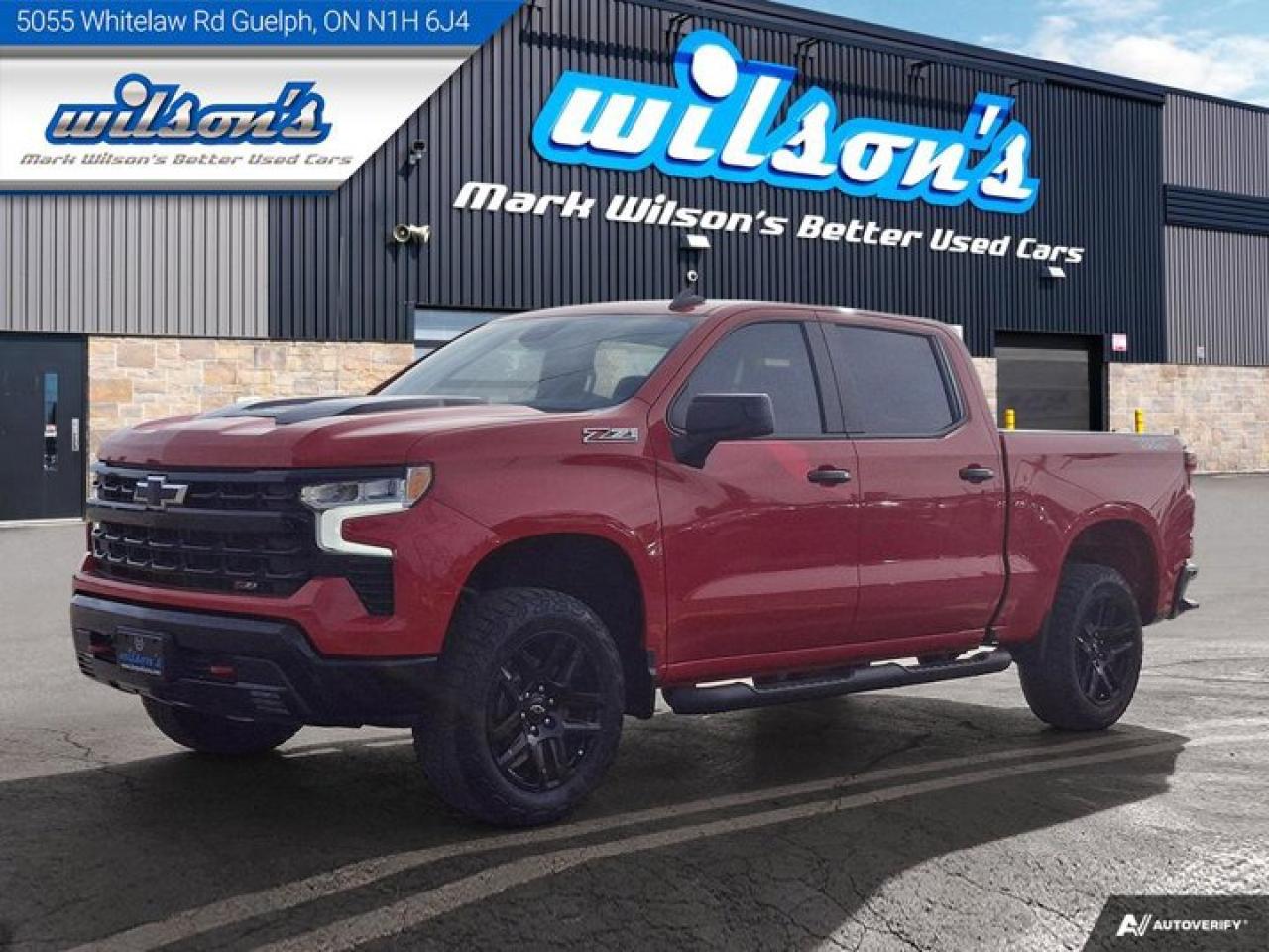 Used 2022 Chevrolet Silverado 1500 LT Trail Boss Crew 4X4 | 5.3L | Heated Bucket Seats | Trailer Brake Controller | Heated Wheel for sale in Guelph, ON