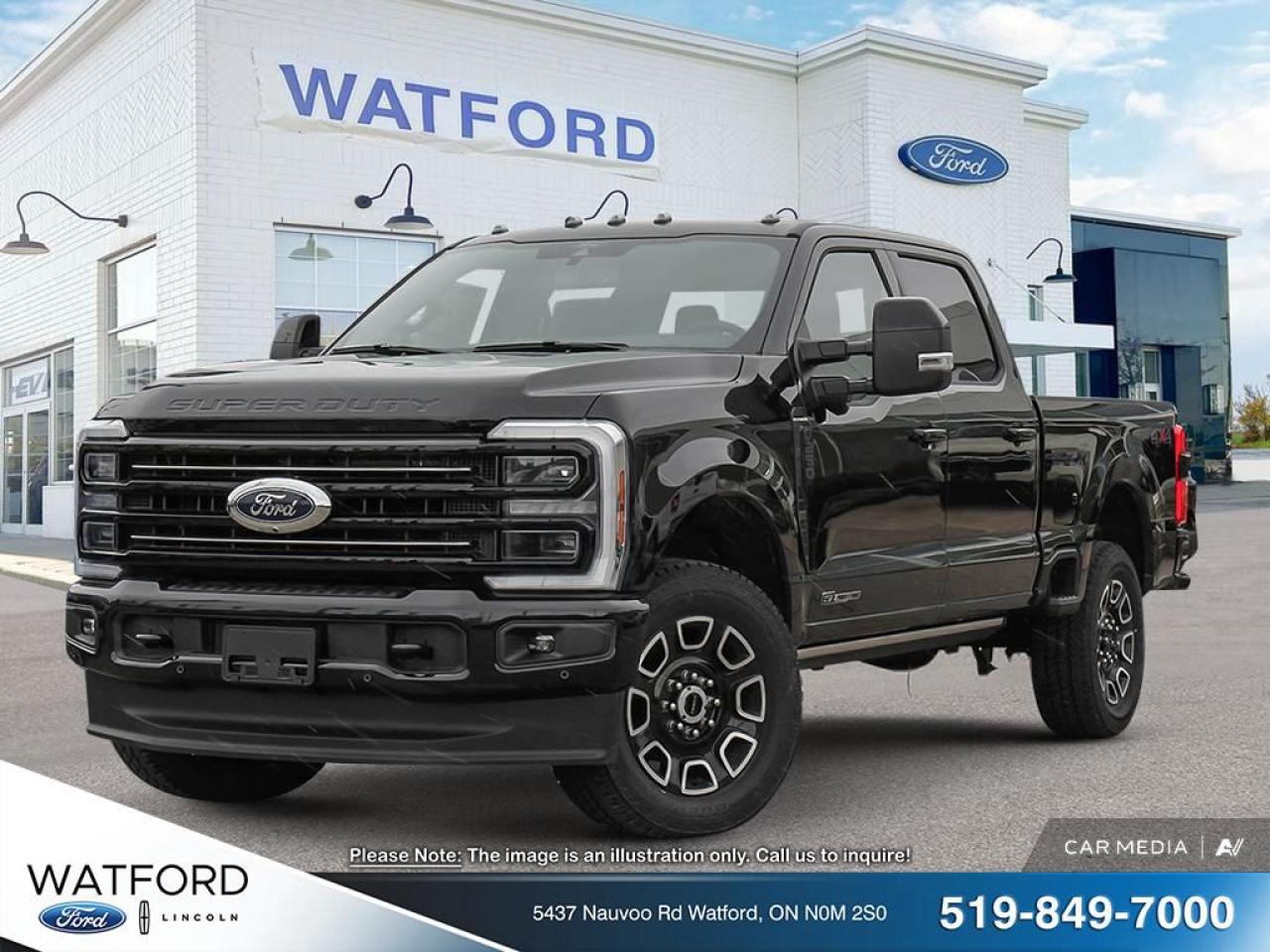 New 2025 Ford F-250 Super Duty SRW Platinum for sale in Watford, ON
