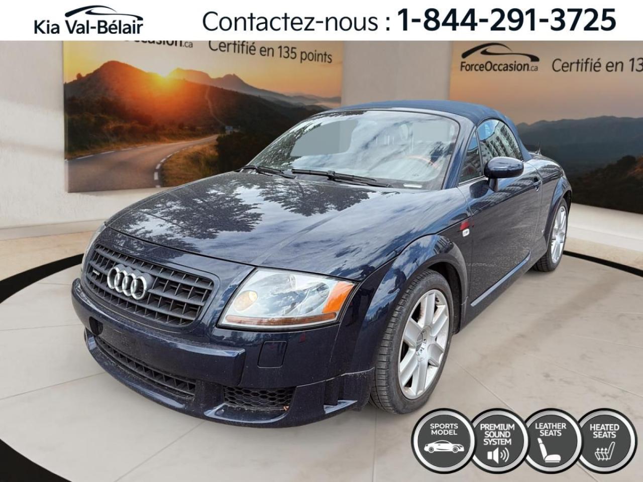 Used 2005 Audi TT ROADSTER *QUATTRO *V6 *250HP *CUIR *DECAPOTABLE for sale in Québec, QC