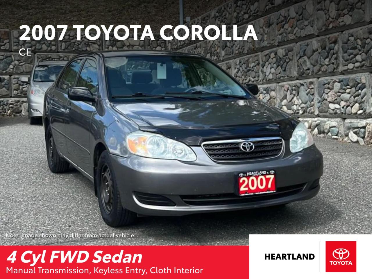 Used 2007 Toyota Corolla CE/LE/S CE for sale in Williams Lake, BC