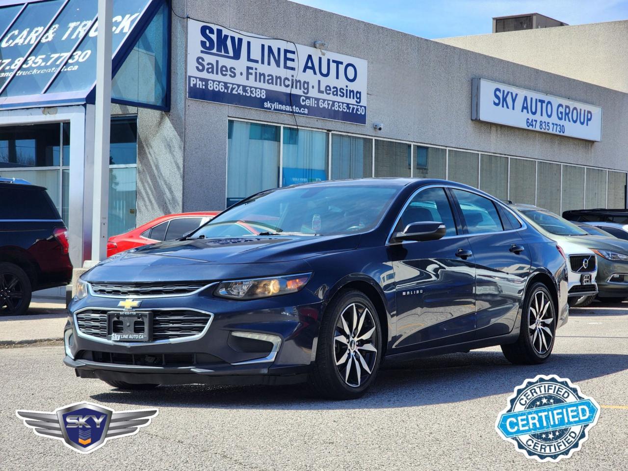 Used 2017 Chevrolet Malibu - LT | PERFECT RUNNING CONDITION | NO ACCIDENTS | LEATHER | SUNROOF | REMOTE'STARTER for sale in Concord, ON