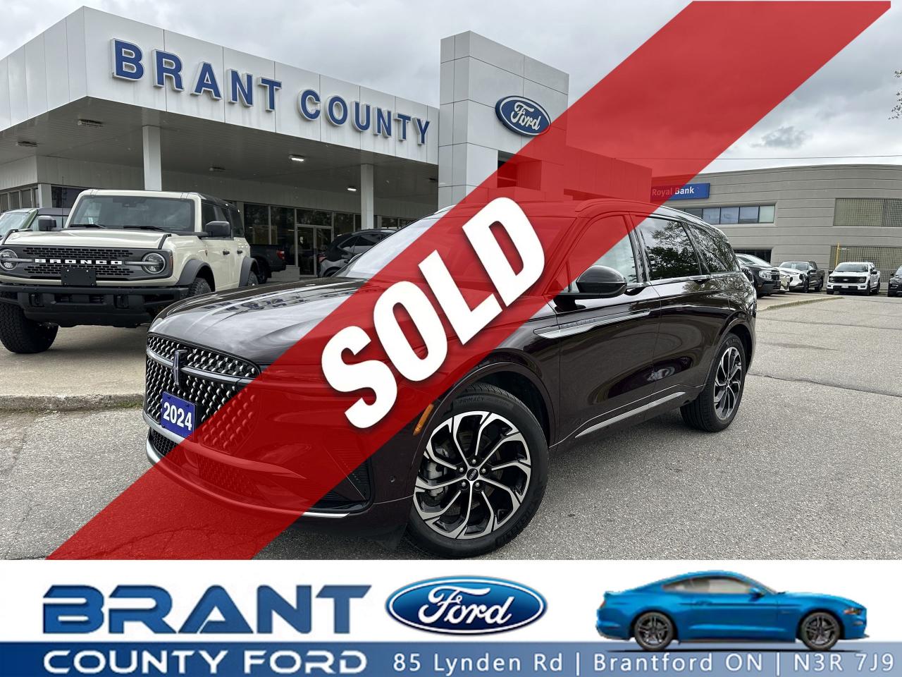 Used 2024 Lincoln Nautilus SOLD BY MORGAN. THANK YOU! for sale in Brantford, ON