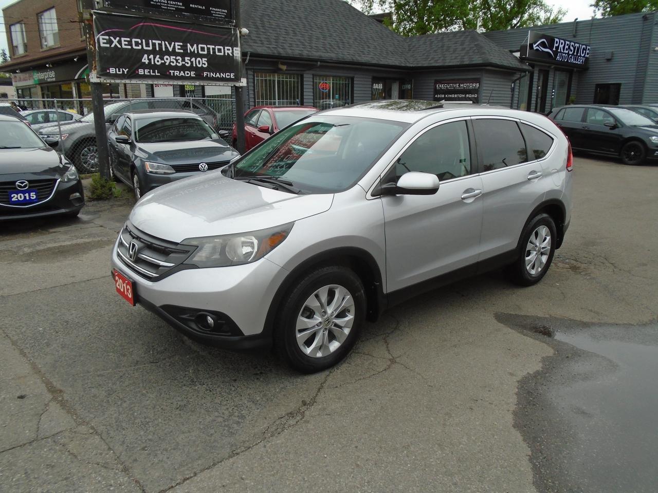 Used 2013 Honda CR-V EX-L/  CLEAN / LOADED / LEATHER/ ROOF / AC/  AWD / for sale in Scarborough, ON