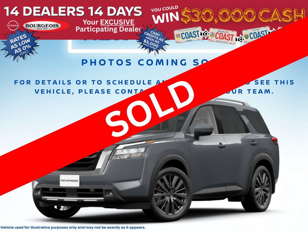 New 2025 Nissan Pathfinder Platinum 4WD for sale in Midland, ON