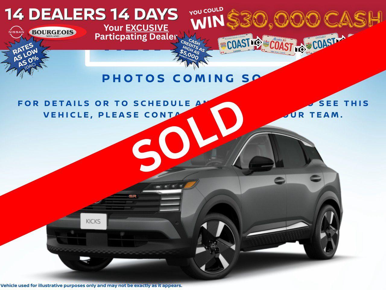 New 2025 Nissan Kicks SR AWD for sale in Midland, ON