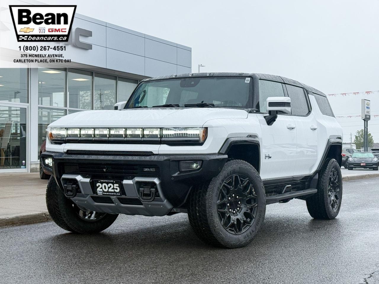New 2025 GMC HUMMER EV SUV 3X FULLY ELECTRIC WITH REMOTE START/ENTRY, HEATED SEATS, HEATED STEERING WHEEL, VENTILATED SEATS, INFINITY ROOF, HD SURROUND VISION for sale in Carleton Place, ON