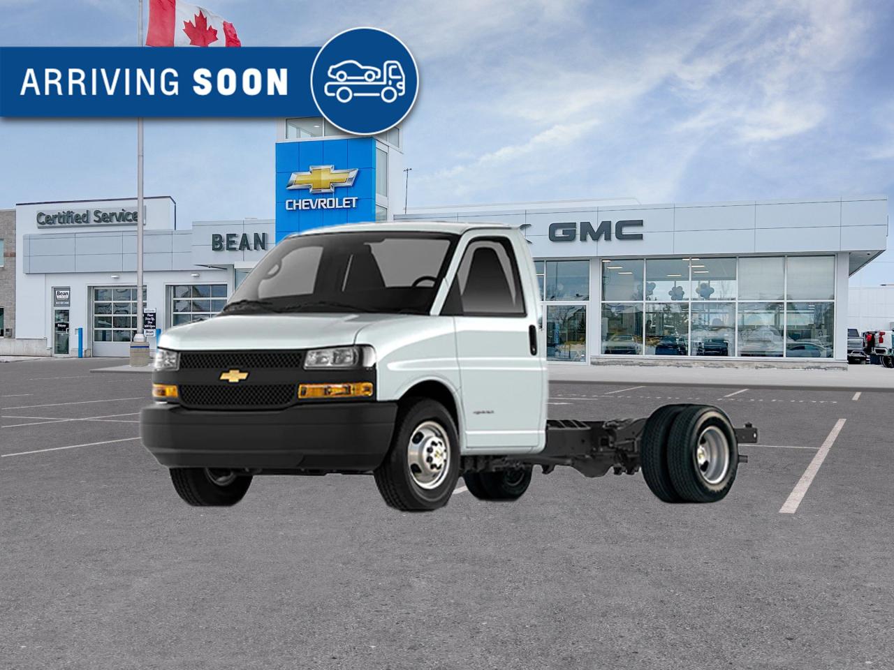New 2024 Chevrolet Express Cutaway 4500 4500 Van 6.6L V8, CLOTH SEATS, AIR CONDITIONING, CRUISE CONTROL, MP3 PLAYER for sale in Carleton Place, ON