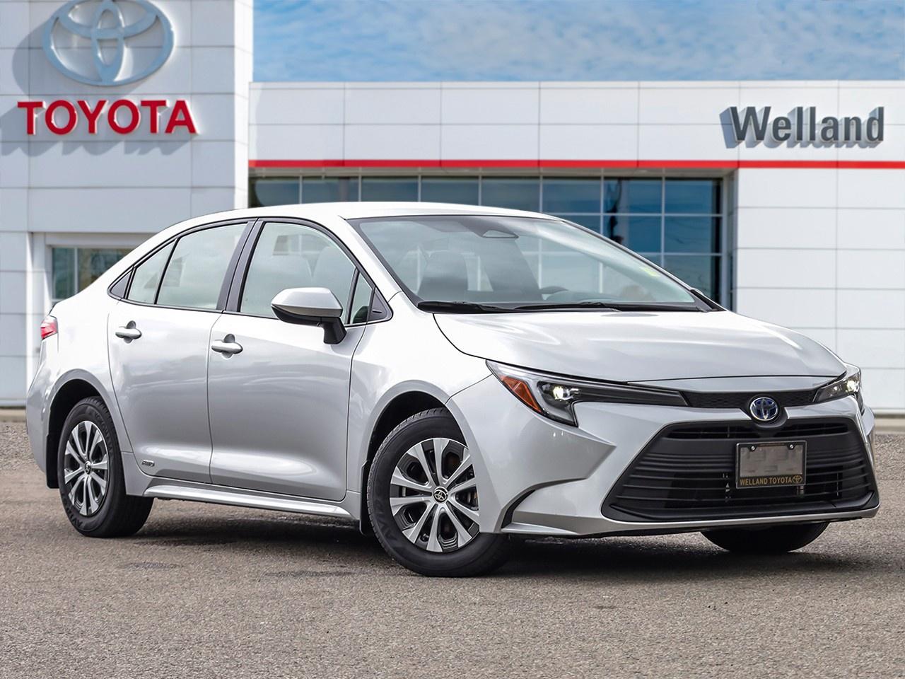 Used 2023 Toyota Corolla Hybrid APPLE CARPLAY/ANDROID AUTO. HEATED STEERING WHEEL. for sale in Welland, ON