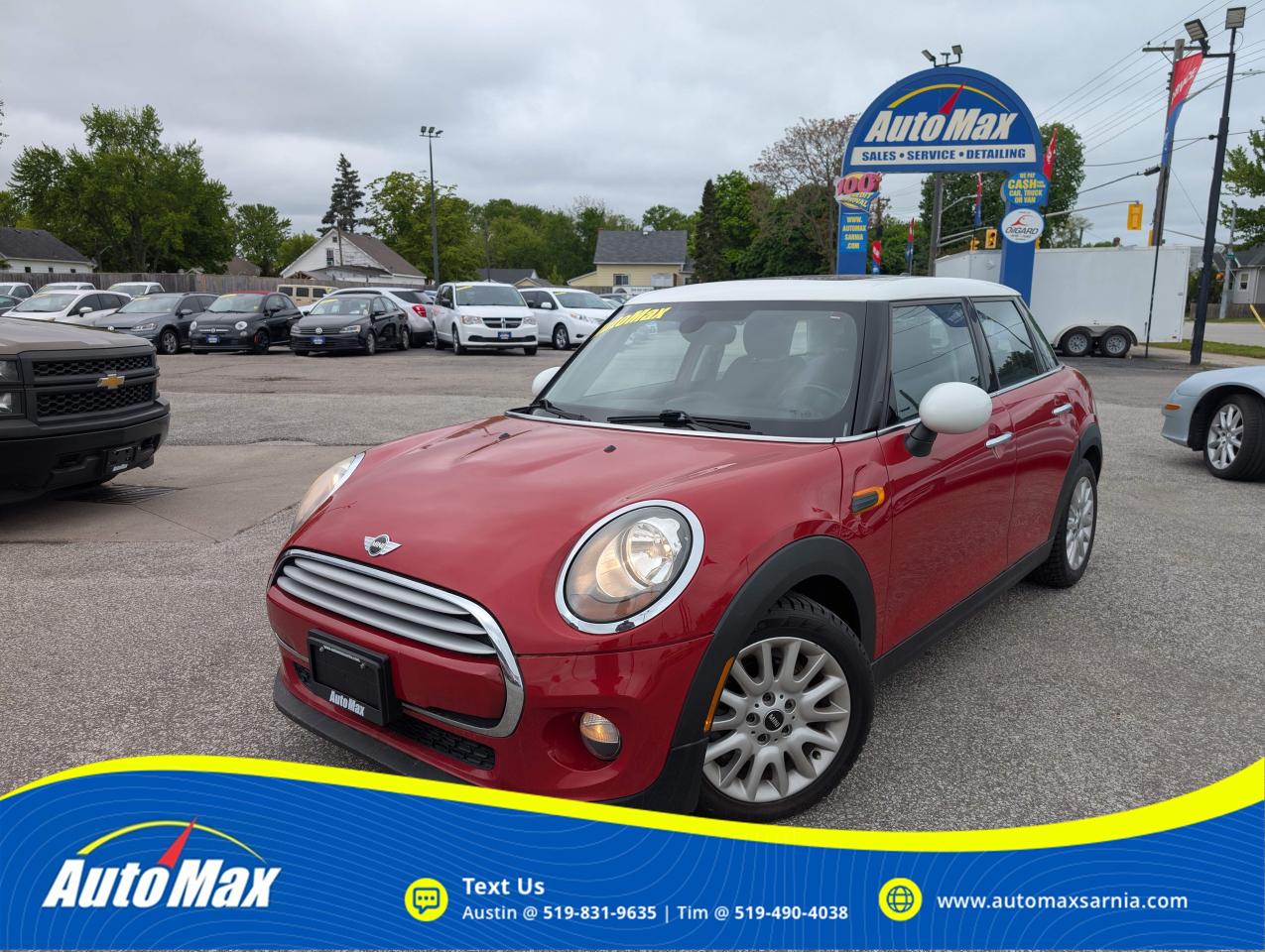 Here at AutoMax, every vehicle is certified and safety inspected, and goes through a 150+ point inspection by one of our certified mechanics. Your new vehicles are detailed top to bottom and showroom ready. The AutoMax difference is in the DETAILS: the quality of our vehicles plus our award winning service before AND after the sale!! Need Financing? Reach out to someone on our Sales team! Our process is fast and easy with rates as low as 8.99% with $0 down (O.A.C). At AutoMax, our vehicles are priced to put a smile on your face every time with NO HASSLE PRICING!! All Prices are plus HST & Licensing and include a FREE CARFAX everytime!! Have a trade in? We take any year, make and model! Bring in your vehicle for a free appraisal. Find us on Facebook @AutomaxSarnia & Google!!! Automax: 519-332-1232 www.automaxsarnia.com 745 Confederation St, Sarnia, ON N7T 2E2 Automax proudly serving Lambton, Kent and Middlesex Counties, including Sarnia, Wallaceburg, Chatham, Tilbury, Windsor, London, Petrolia, Strathroy, Watford, St Thomas, Grand Bend, Exeter, Bayfield and beyond since 2001!!!