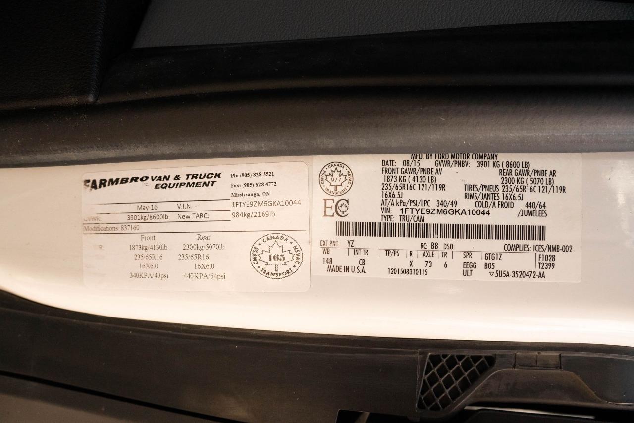 2016 Ford Transit Cargo Van 148WB LOW ROOF - Photo #70