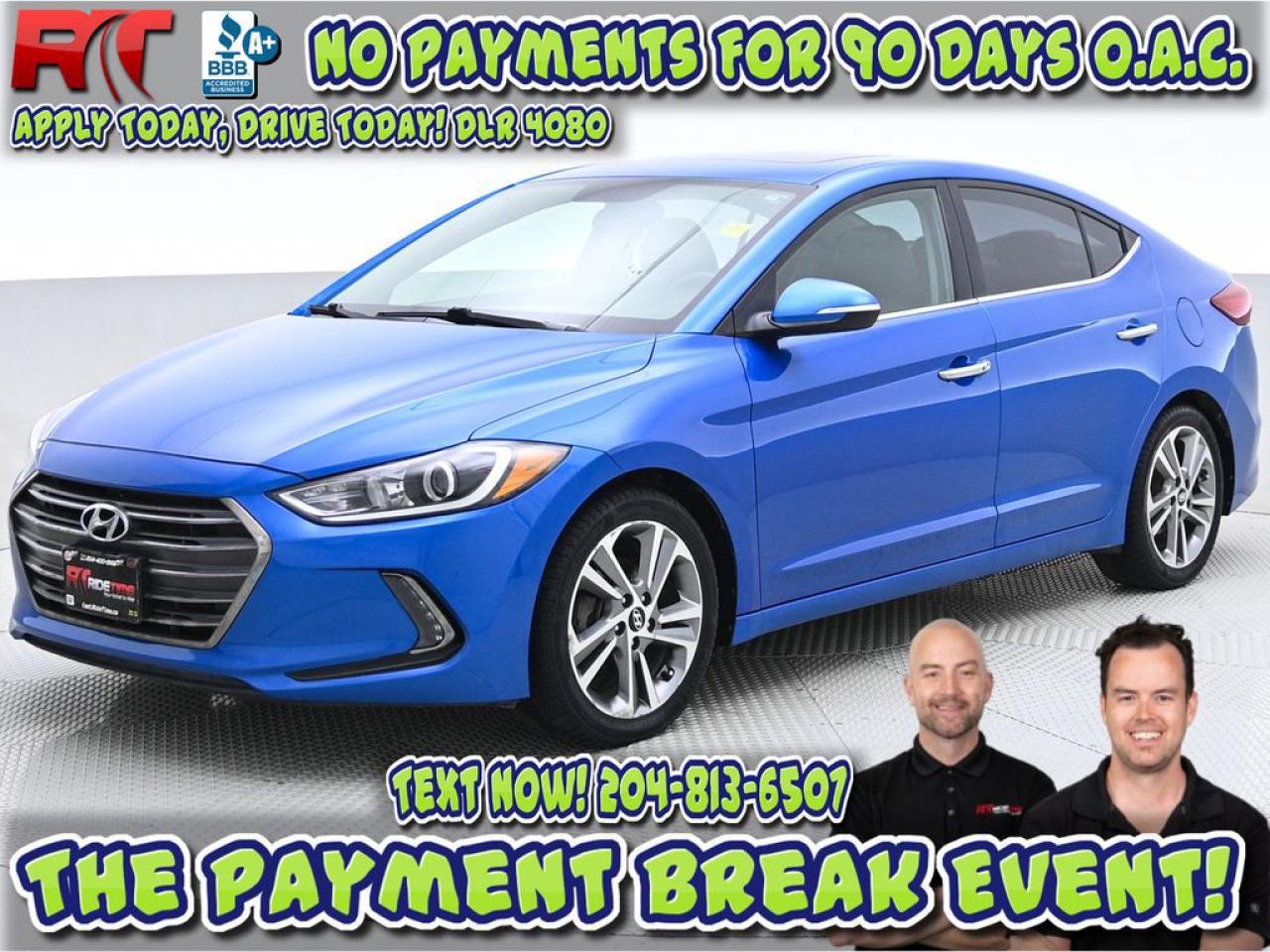 Used 2017 Hyundai Elantra Limited for sale in Winnipeg, MB