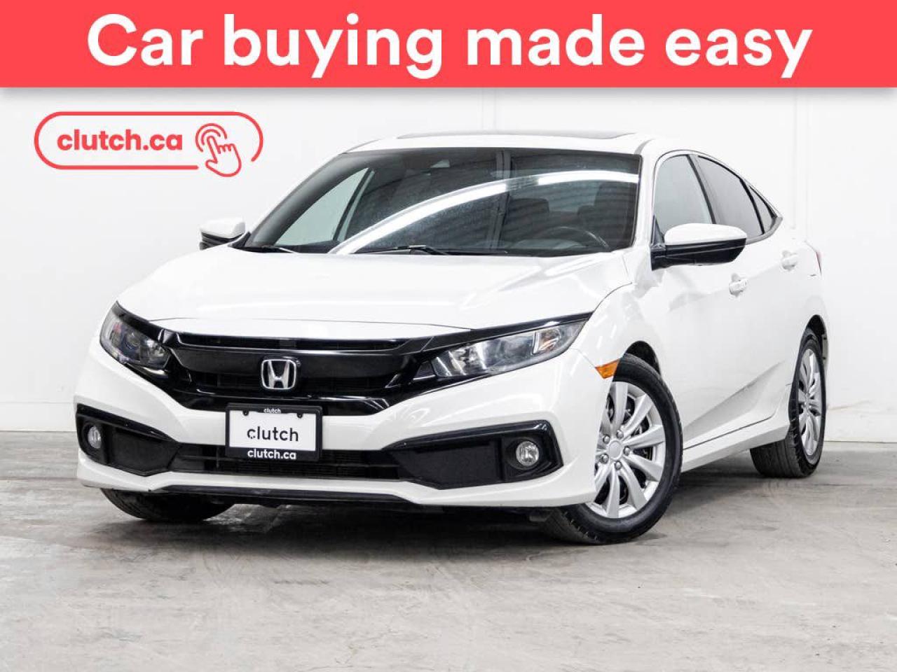 Used 2019 Honda Civic Sport w/ Apple CarPlay & Android Auto, Power Moonroof, Rearview Cam for sale in Toronto, ON