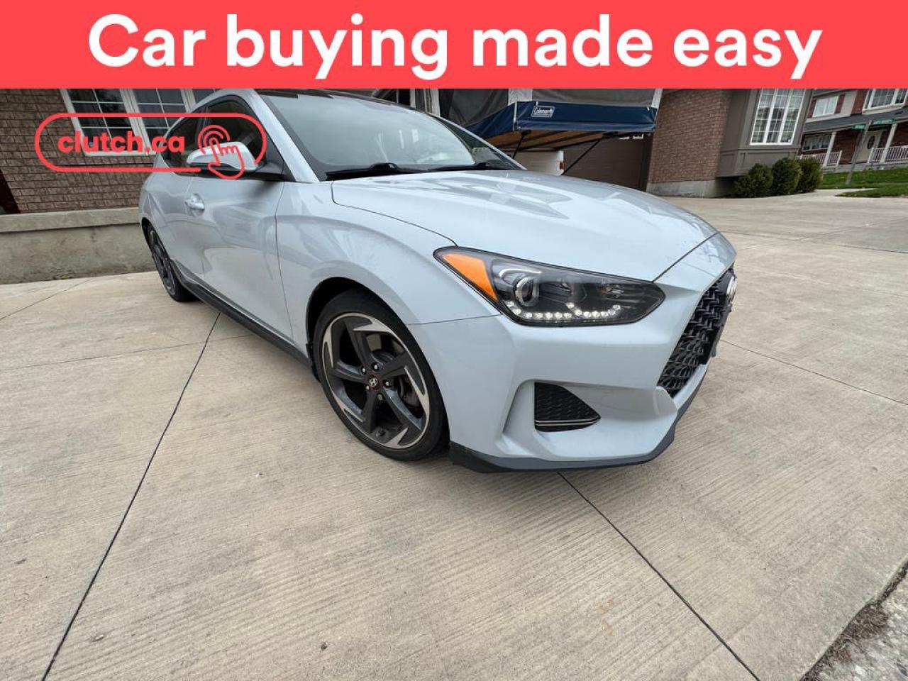 Used 2019 Hyundai Veloster Turbo w/ Apple CarPlay & Android Auto, Rearview Cam, Climate Control for sale in Toronto, ON