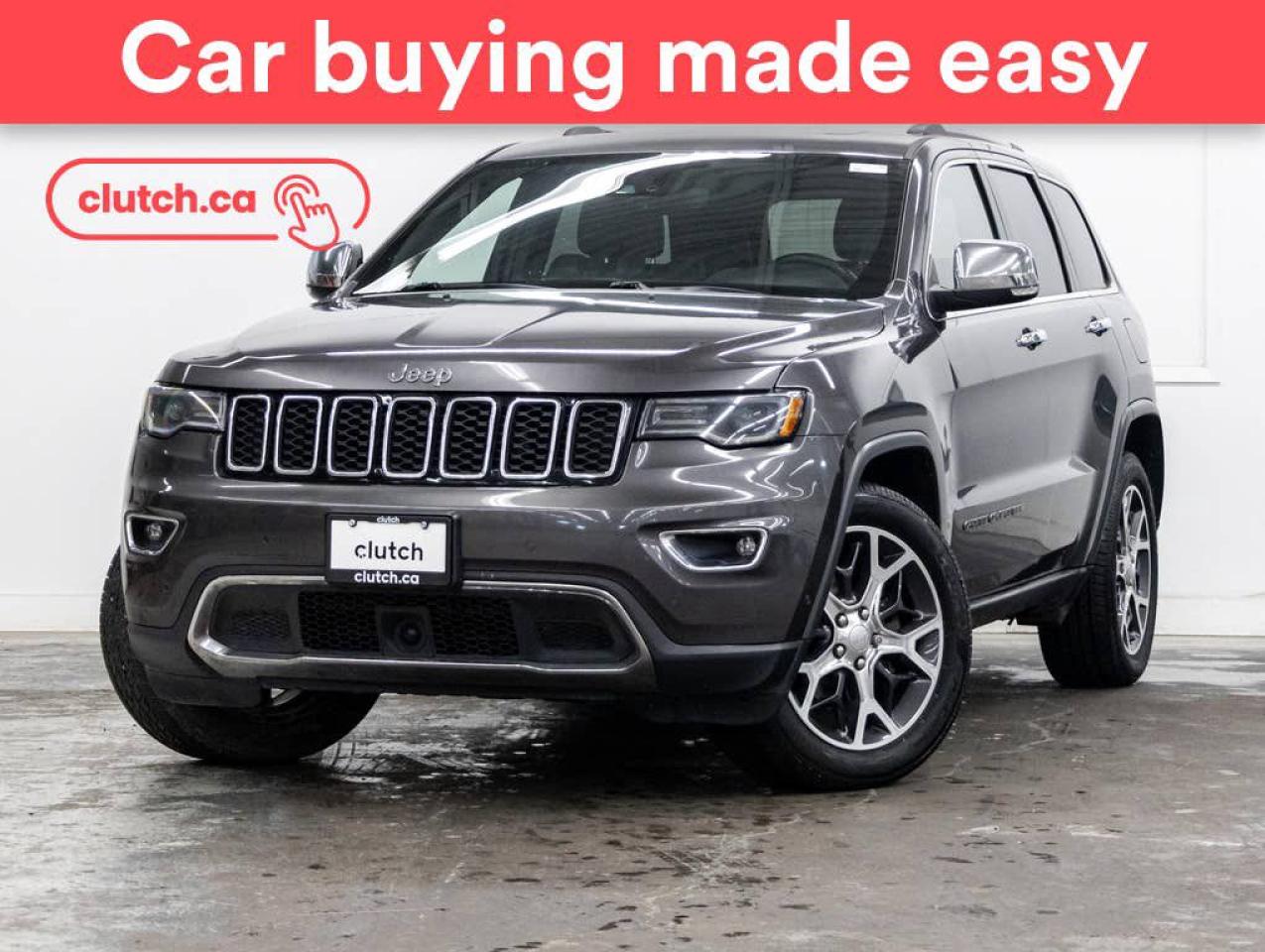 Used 2019 Jeep Grand Cherokee Limited 4x4 w/ Apple CarPlay & Android Auto, Panoramic Moonroof, Ventilated Front Seats for sale in Toronto, ON