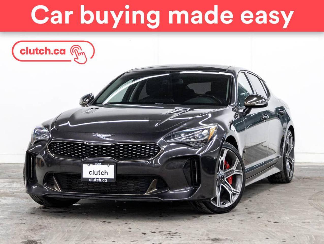 Used 2019 Kia Stinger GT AWD w/ Apple CarPlay & Android Auto, Rearview Cam, Dual Zone A/C for sale in Toronto, ON
