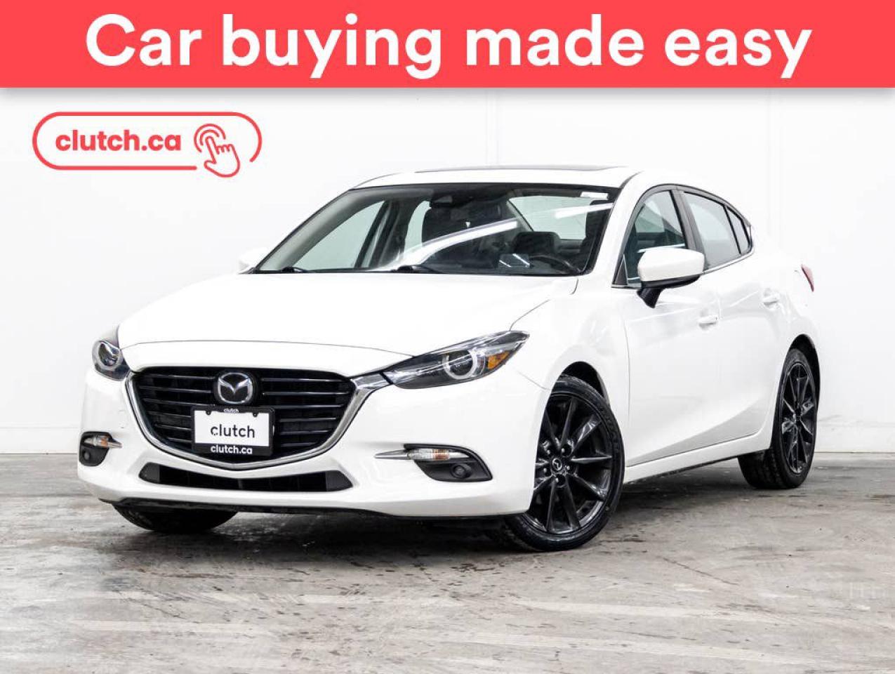 Used 2018 Mazda MAZDA3 GT w/ Premium Pkg w/ Front Heated Seats, Rearview Cam, Dual Zone A/C for sale in Toronto, ON