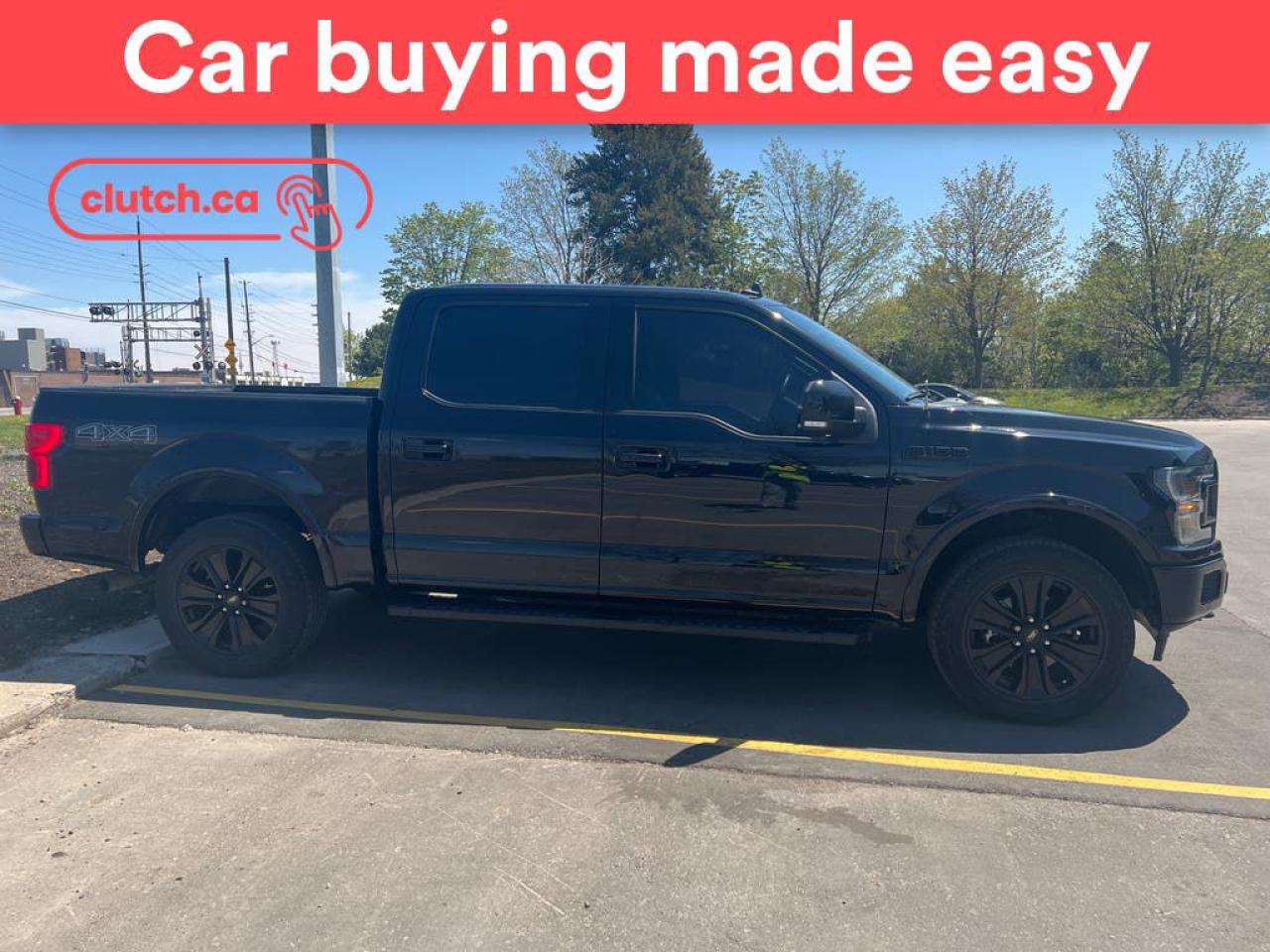 Used 2020 Ford F-150 Lariat SuperCrew 5 1/2 ft 4x4 w/ Apple CarPlay, Heated Front Seats, Rearview Cam for sale in Toronto, ON